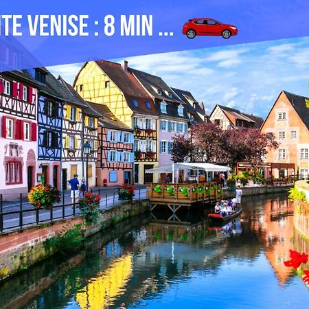 Le Red St Léon : Lit Queen Size * WIFI * Idéal Couple Colmar Esterno foto