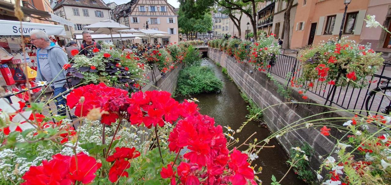 Le Red St Léon : Lit Queen Size * WIFI * Idéal Couple Colmar Esterno foto